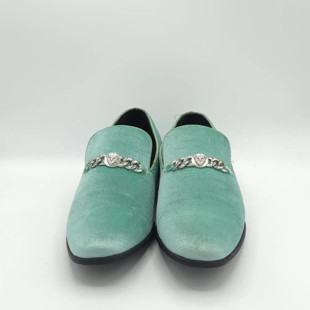 Amali Lynx Mint Men's Green Dress Shoes Size 10